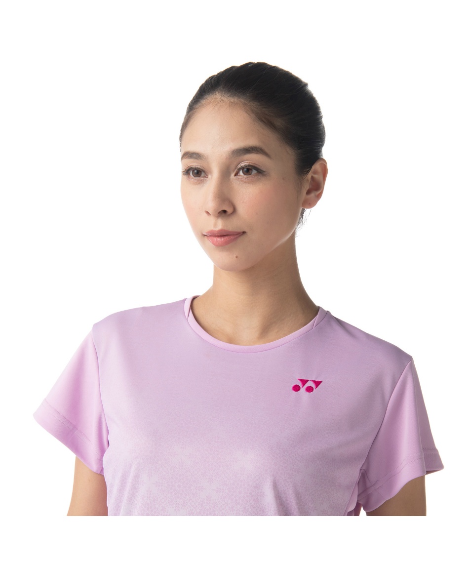 YONEX バドミントンシャツ　ピンク ヨネックス(YONEX) バドミントンウェア ゲームシャツ ウィメンズ