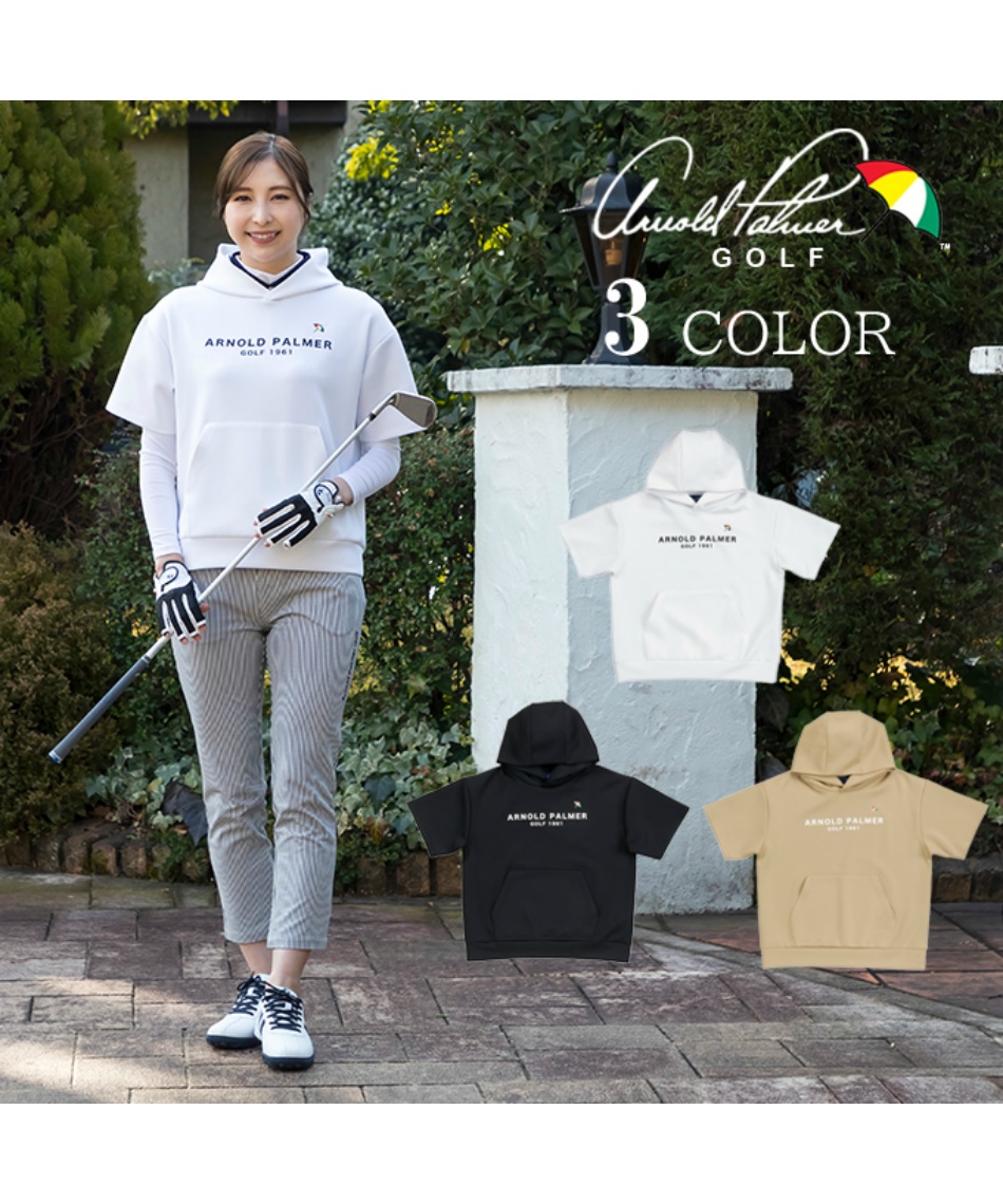 ゴルフウェア スウェット スウェットロゴフーディー AP220305D01