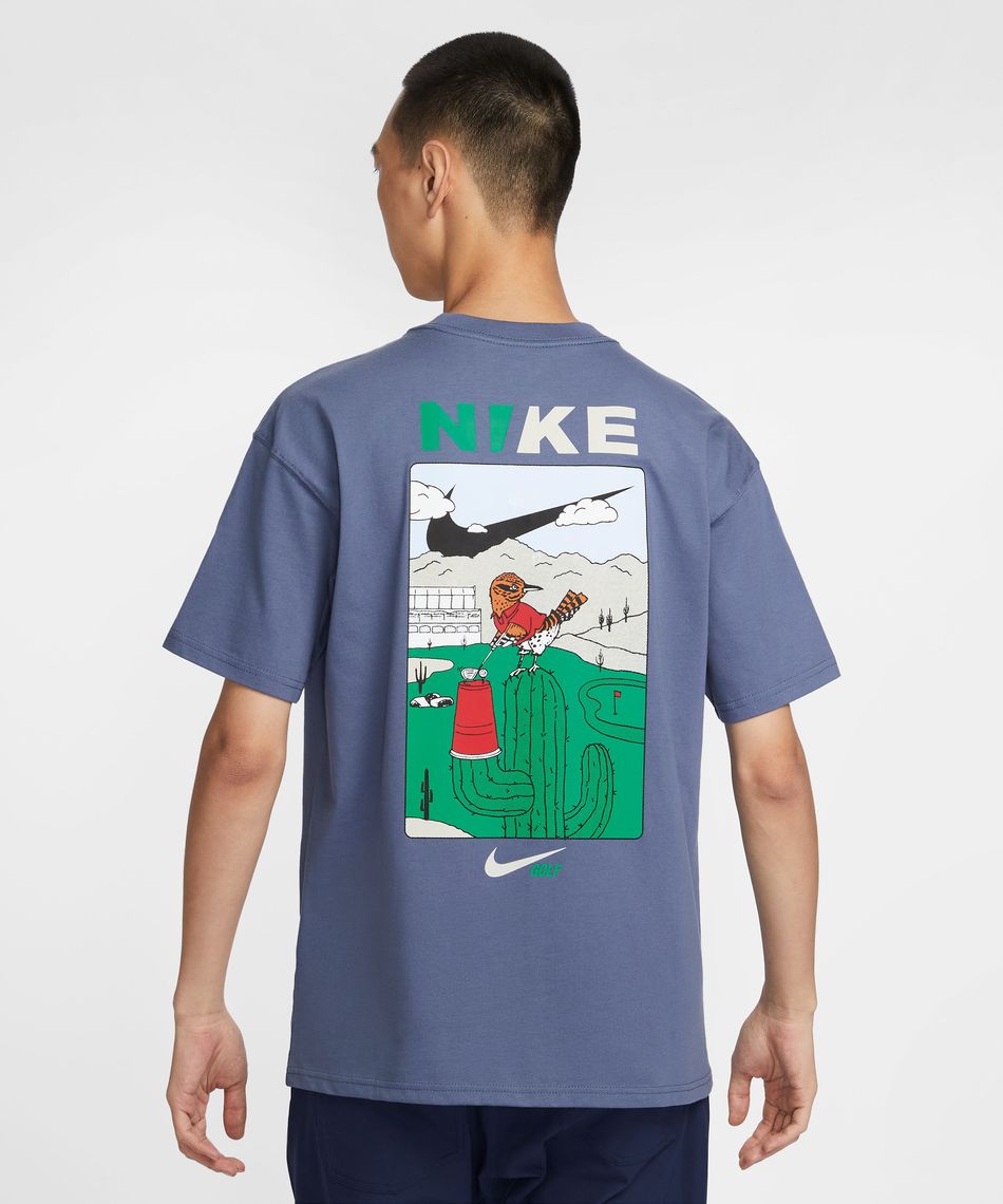 【NIKE】2カラー バックグラフィック 半袖 Tシャツ / 送料無料 ナイキ(NIKE) Tシャツ 半袖 GOLF マックス90 バックプリントT