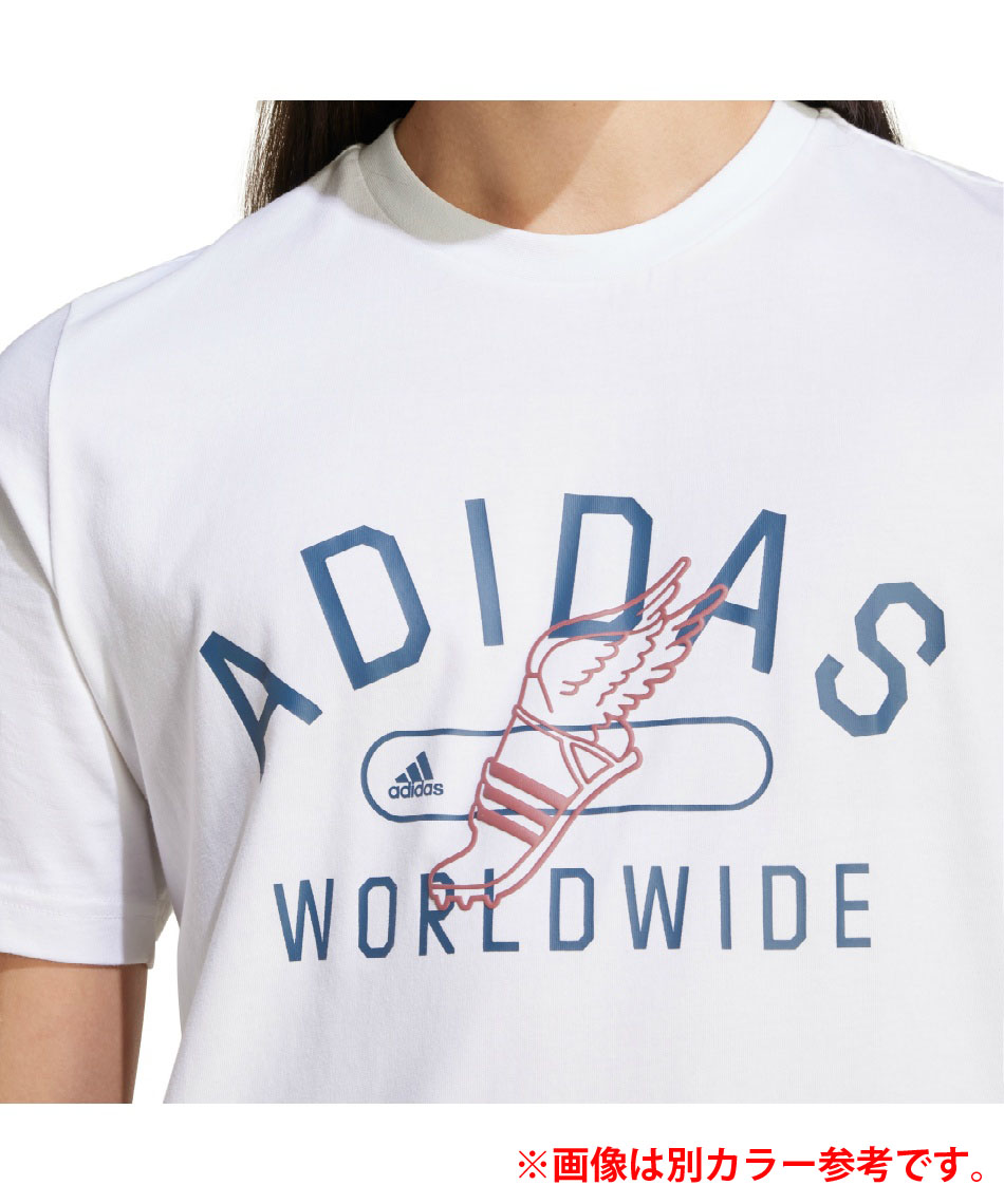 アディダス(adidas) Tシャツ 半袖 カレッジ グラフィック 半袖Tシャツ
