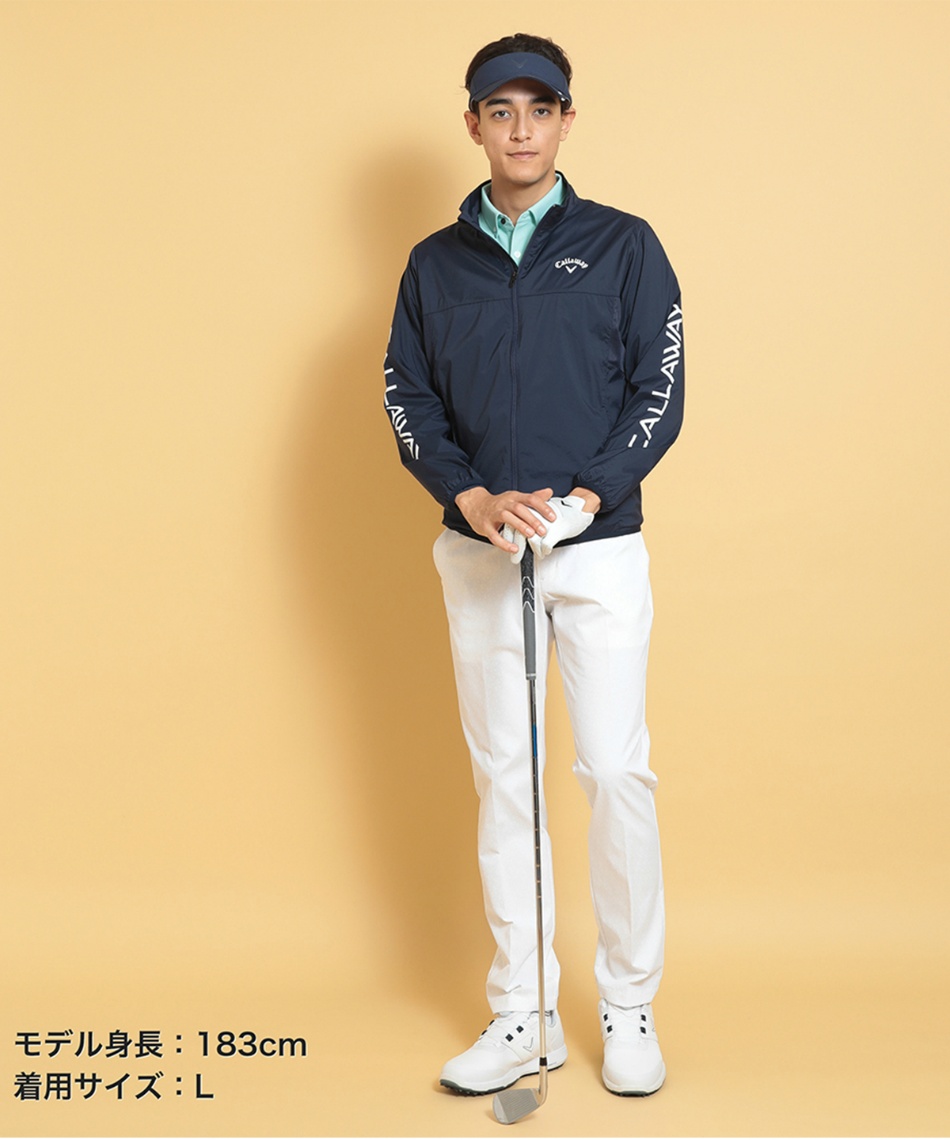 Callaway Golf - 新品【キャロウェイ】フルジップ ブルゾン 紺 M プライムフレックス製法 キャロウェイ(Callaway) ゴルフウェア ブルゾン フルジップ