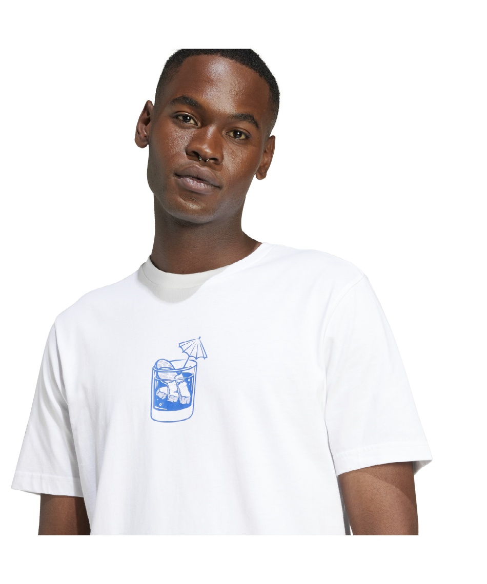 アディダス(adidas) Tシャツ 半袖 ラウンジ ドリンクグラフィック 半袖