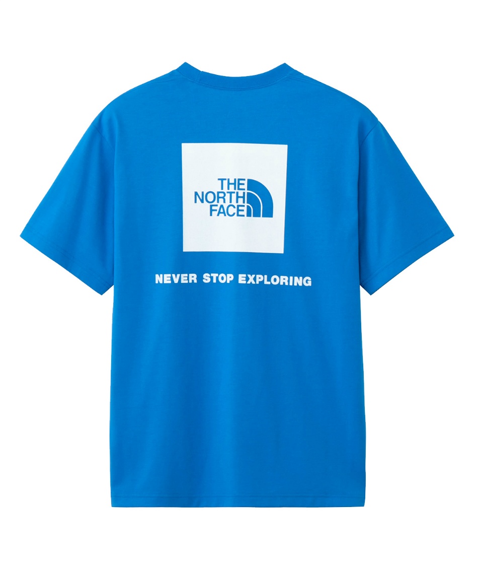 Tシャツ 半袖 ショートスリーブバックスクエアロゴティー NT32447-HB