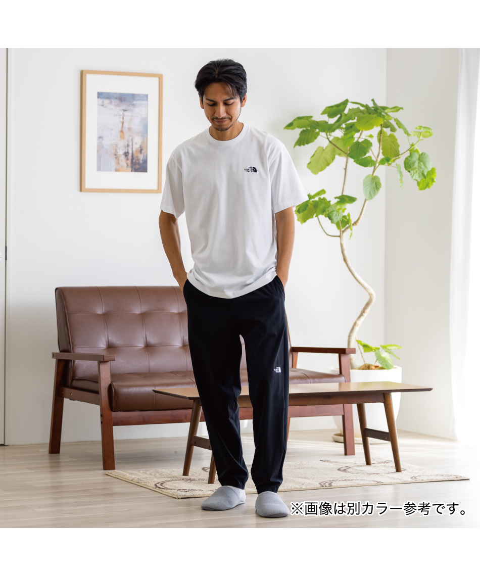 Tシャツ 半袖 ショートスリーブバックスクエアロゴティー NT32447-HB