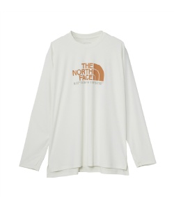 獲得ポイント70pt 【送料無料】ザ・ノース・フェイス Tシャツ 長袖 ロングスリーブウォータースムースティー NTW12432-WD 【国内正規品】 レディース WD M