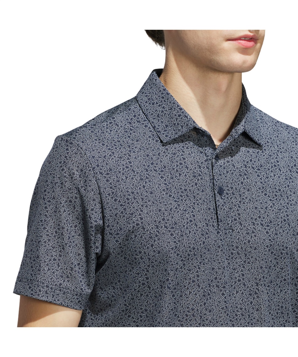 アディダス(adidas) ゴルフウェア ポロシャツ 半袖 バンカープリント