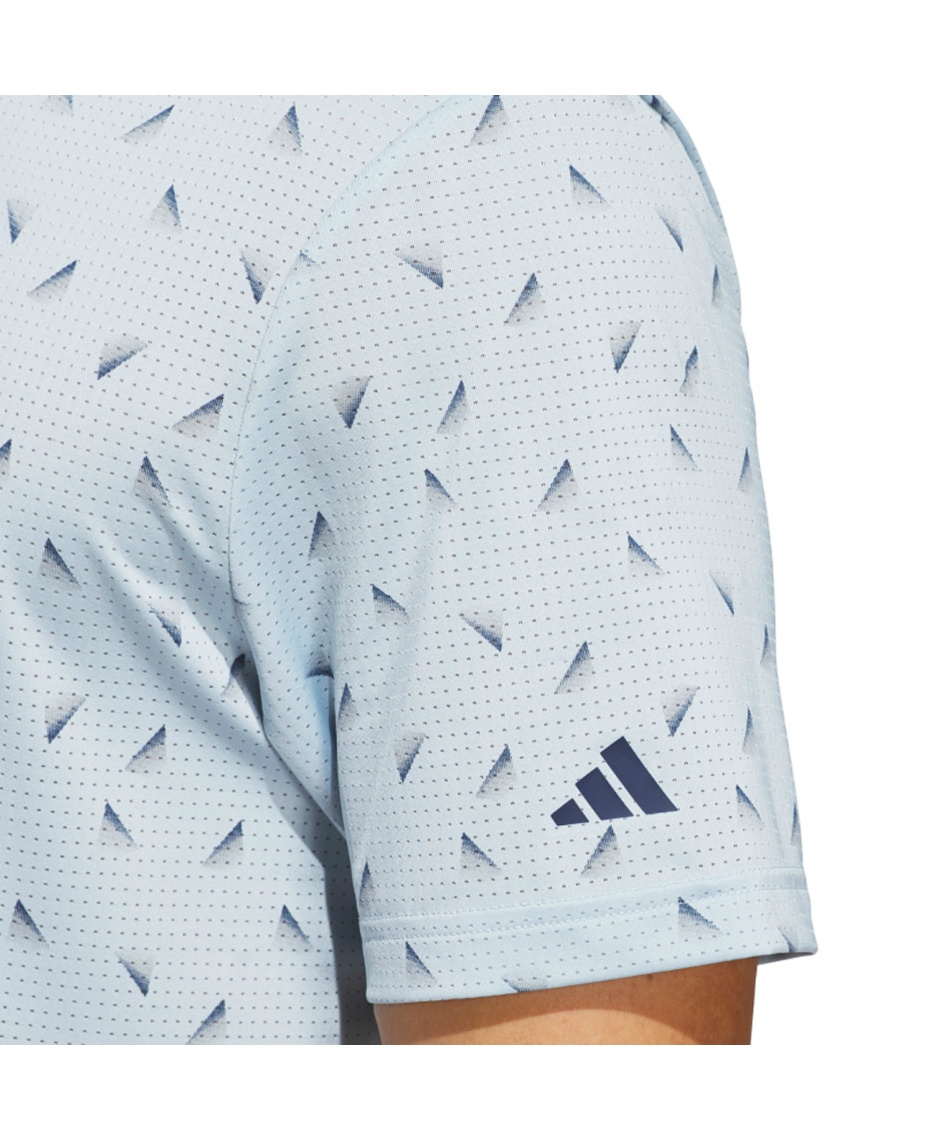 アディダス(adidas) ゴルフウェア ポロシャツ 半袖 メッシュ総柄