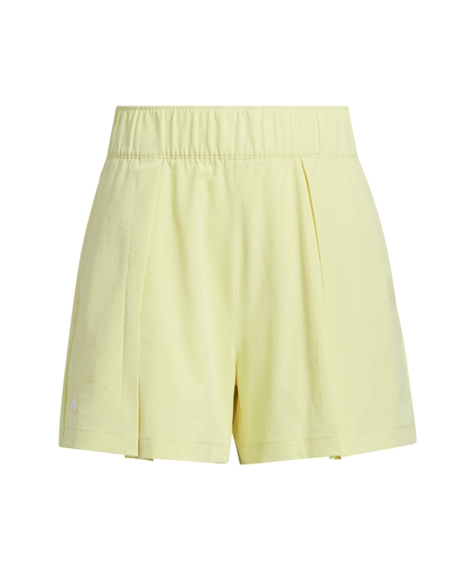 アディダス ゴルフ セットアップ 半袖ポロ ショートパンツ レディース M 黄 アディダス(adidas) ゴルフウェア ショートパンツ ビヨンド ザ コース