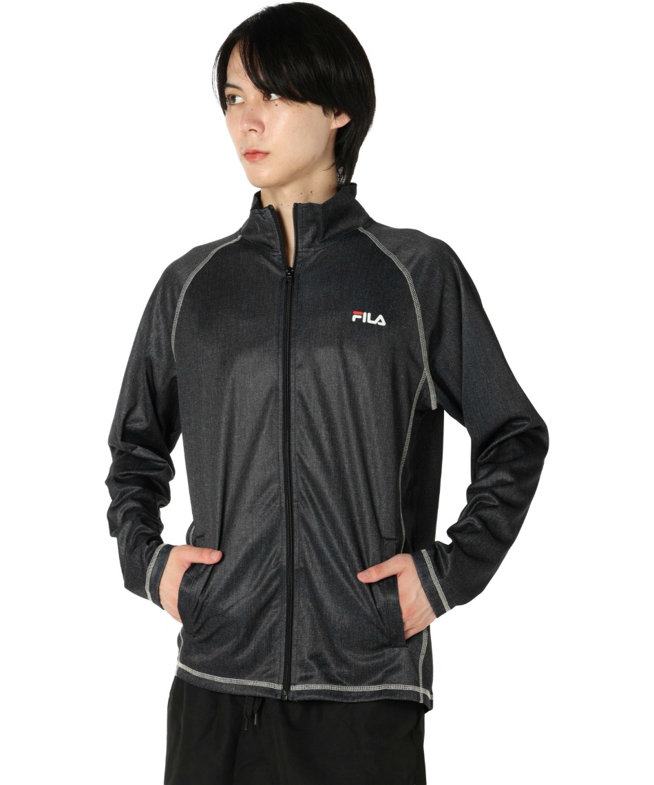 フィラ(FILA) ラッシュガード 長袖 杢総柄UVジャケット 425-281