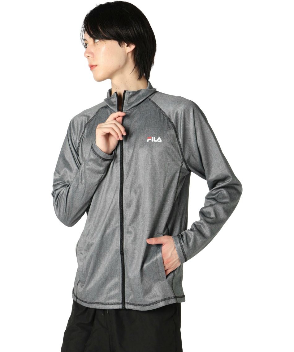 フィラ(FILA) ラッシュガード 長袖 杢総柄UVジャケット 425-281