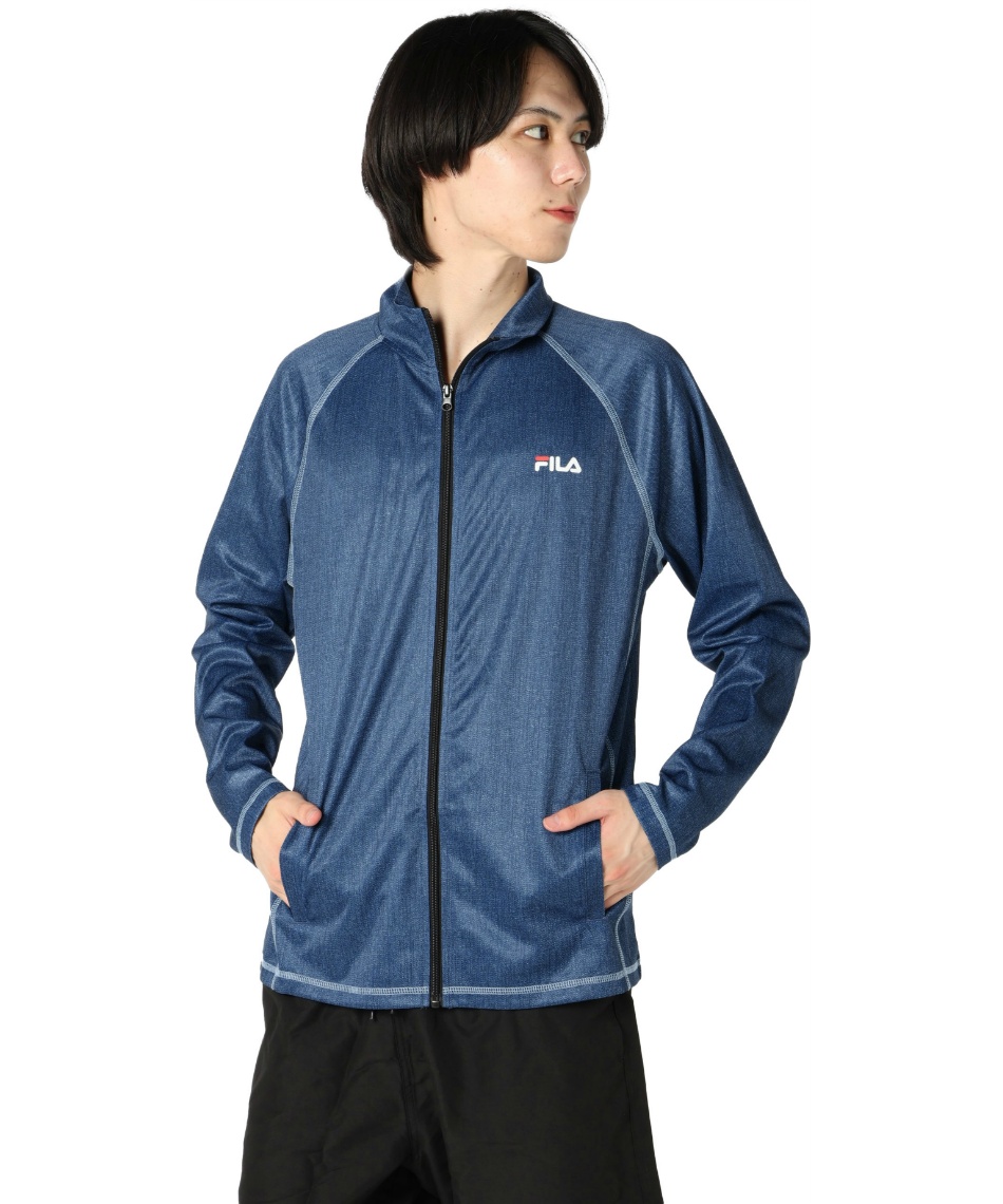 フィラ(FILA) ラッシュガード 長袖 杢総柄UVジャケット 425-281
