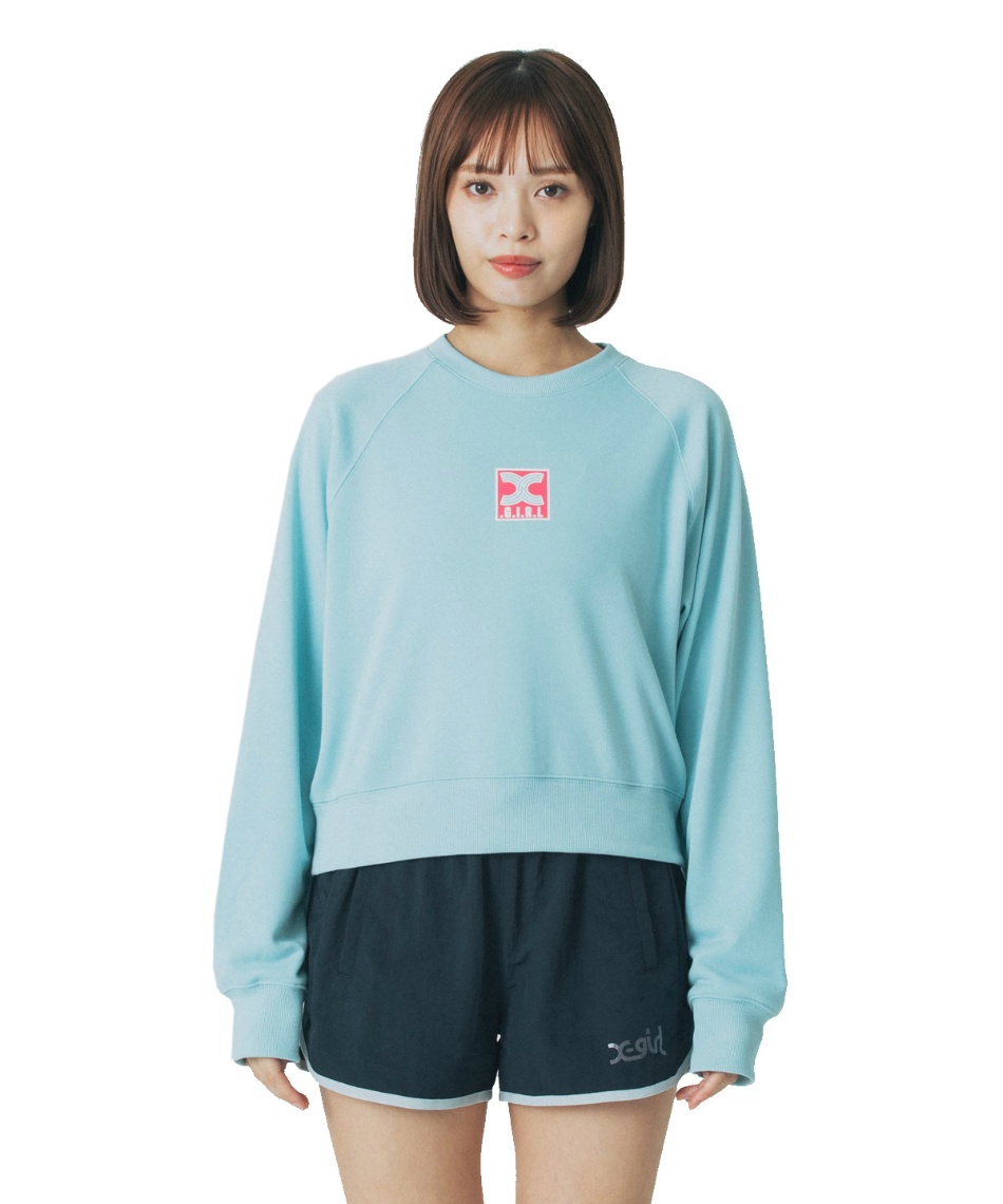 l|Cg59pt 30% OFF^SALE yzGbNXK[(X-girl) XEFbgg[i[ GRXBOXV[gN[XEFbg 155251012004 fB[X LBL M