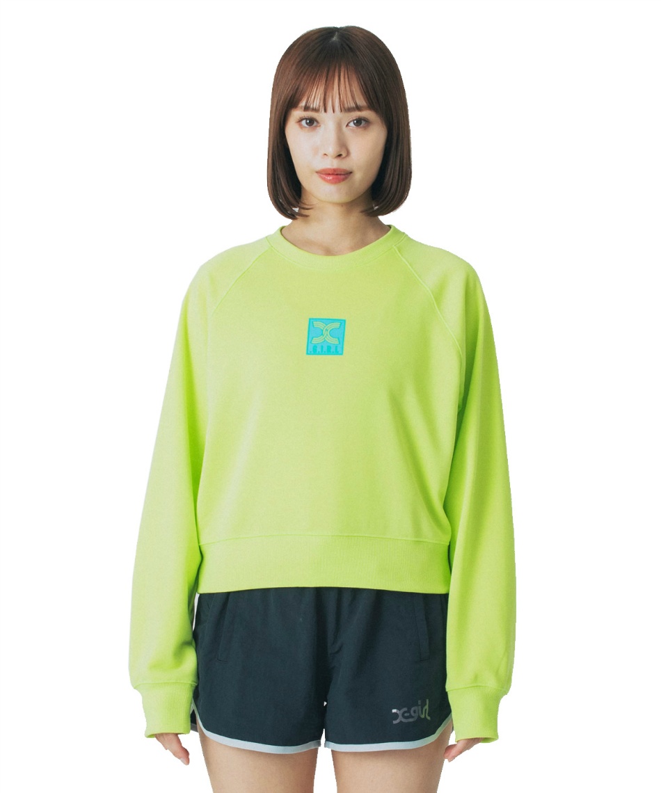 l|Cg73pt 13% OFF^SALE yzGbNXK[(X-girl) XEFbgg[i[ GRXBOXV[gN[XEFbg 155251012004 fB[X LIM M