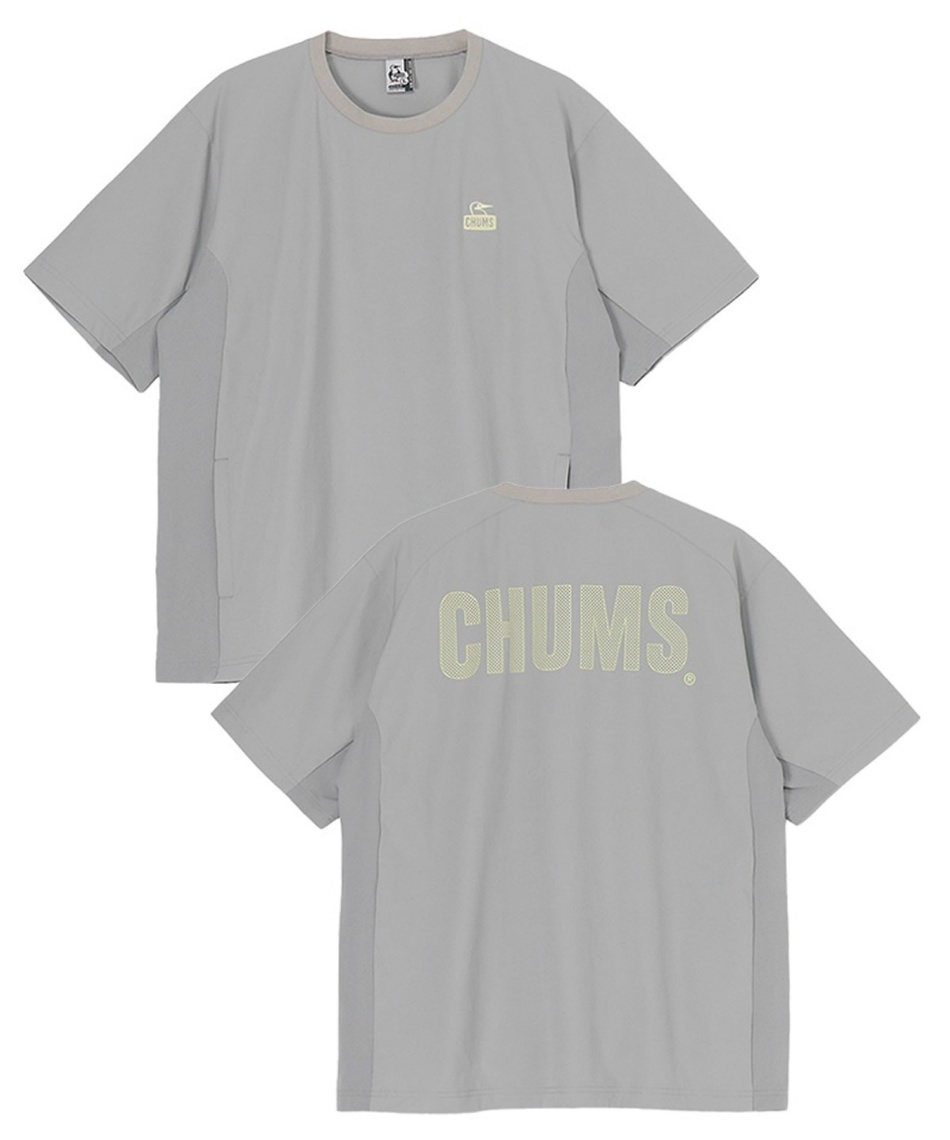 Tシャツ 半袖 エアトレイルストレッチチャムスTシャツ CH01-2580