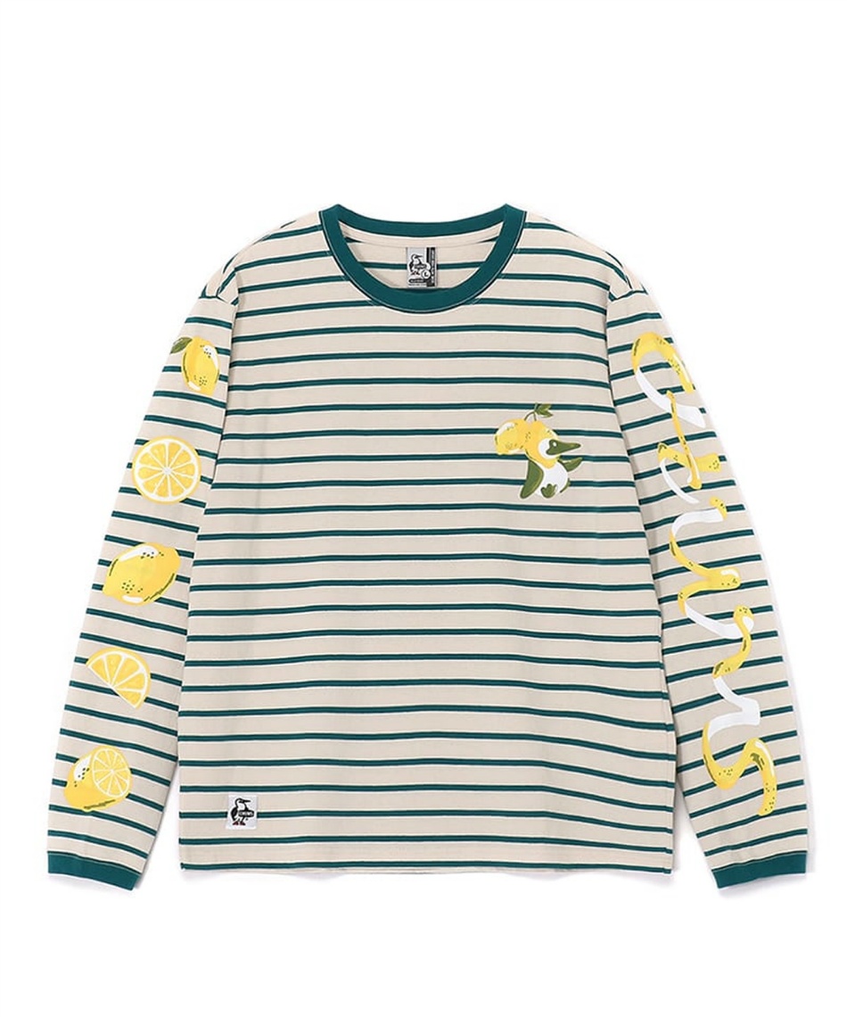 Tシャツ 長袖 チャムスレモンロングスリーブTシャツ CH11-2513