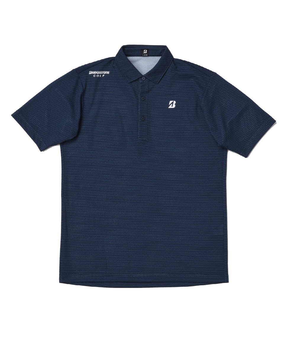 BRIDGESTONE - 【新品】ブリヂストンゴルフ BRIDGESTONE  ポロシャツ Mサイズ BRIDGESTONE GOLF メンズポロシャツ(SS CO（コーポレートカラー