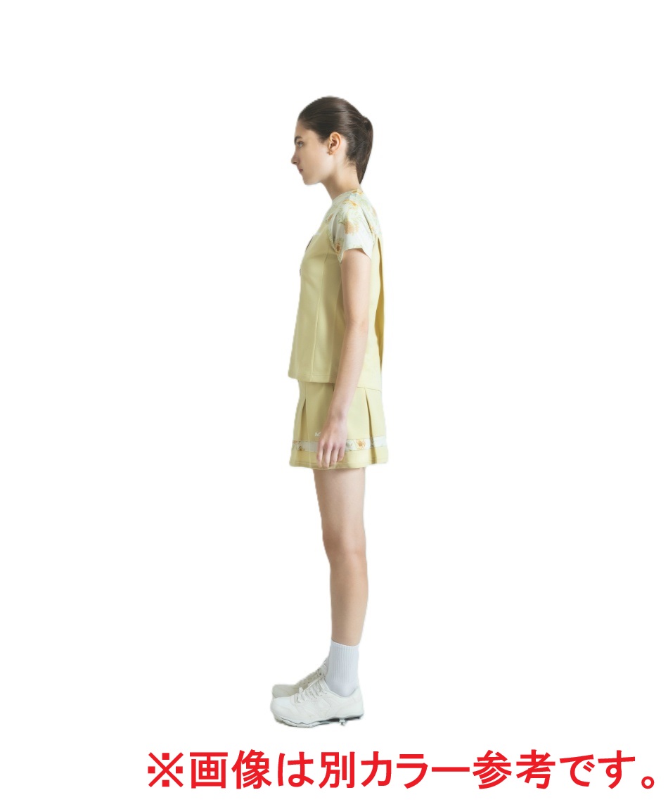 アドミラル テニス バックスリットフラワーTシャツ ATLA513　ｌｌ アドミラル(Admiral) テニスウェア Tシャツ 半袖 バックスリット