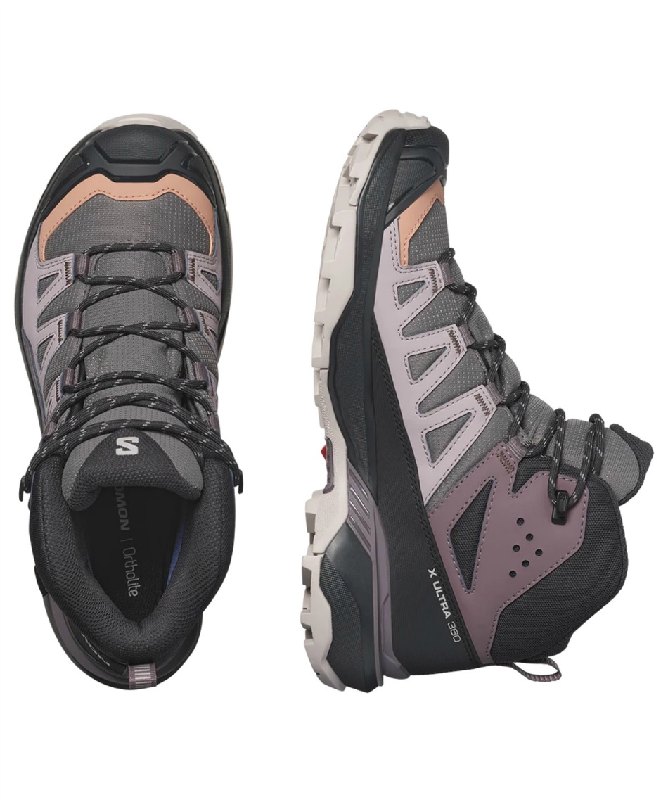 サロモン(SALOMON) トレッキングシューズ ゴアテックス ミッドカット Xウルトラ 360 X ULTRA 360 GORE-TEX L47448700 6