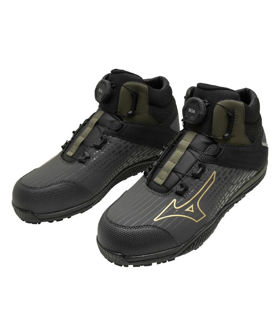 fumi　です★ ミズノ(MIZUNO) 安全靴 オールマイティTD2 81H BOA F1GA2510 【ご自宅