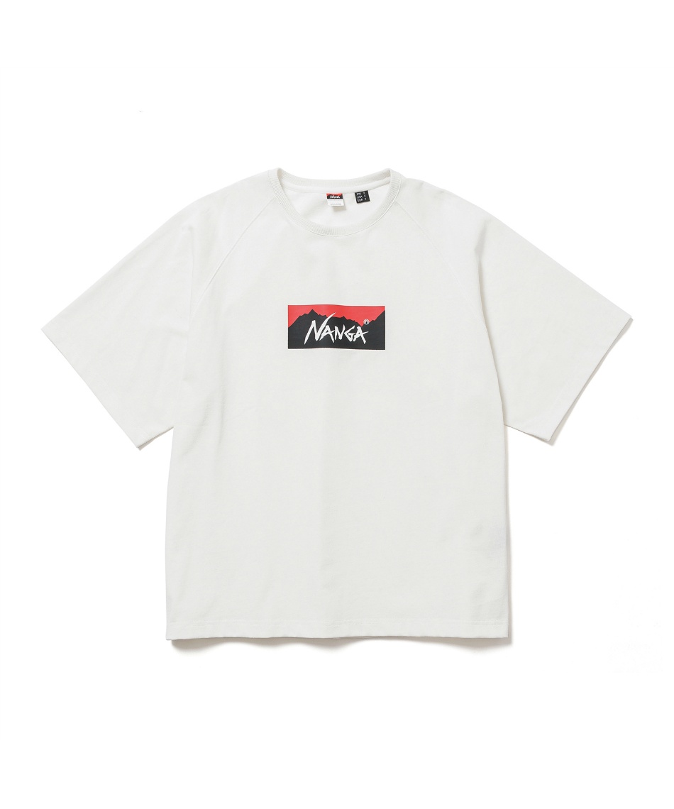 ナンガ(NANGA) Tシャツ 半袖 エコH BOXロゴルーズF 半袖 T N2500