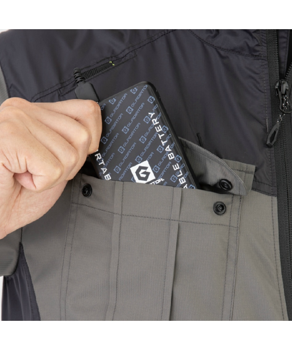 空調ウェア ベスト ボルトクール ベスト+ペルチェ+ファン+モバイル