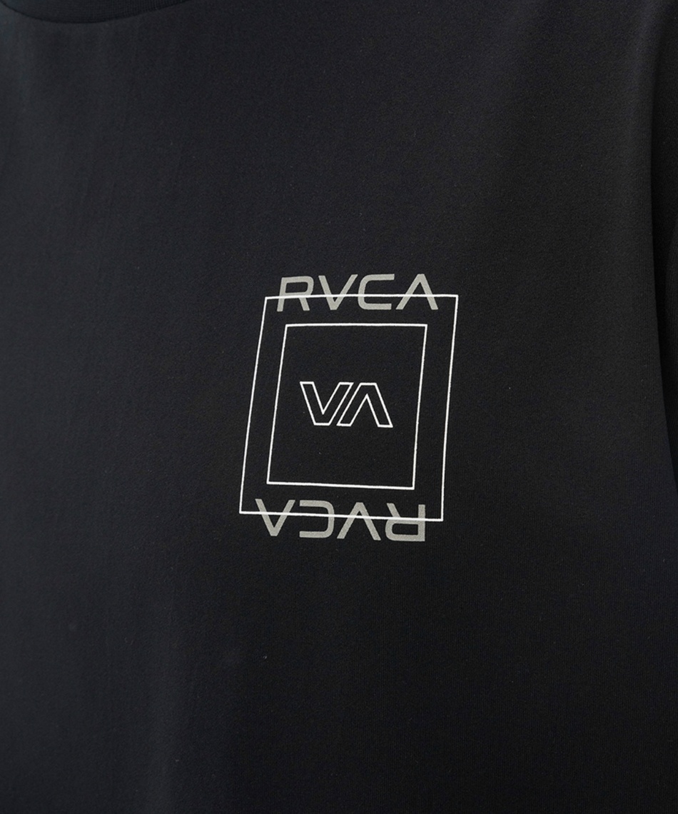 RVCA ルーカ ラッシュガード 半袖Tシャツ M,XLサイズ ブラック RVCA ルーカ 半袖 Tシャツ メンズ ラッシュガード 水陸両用