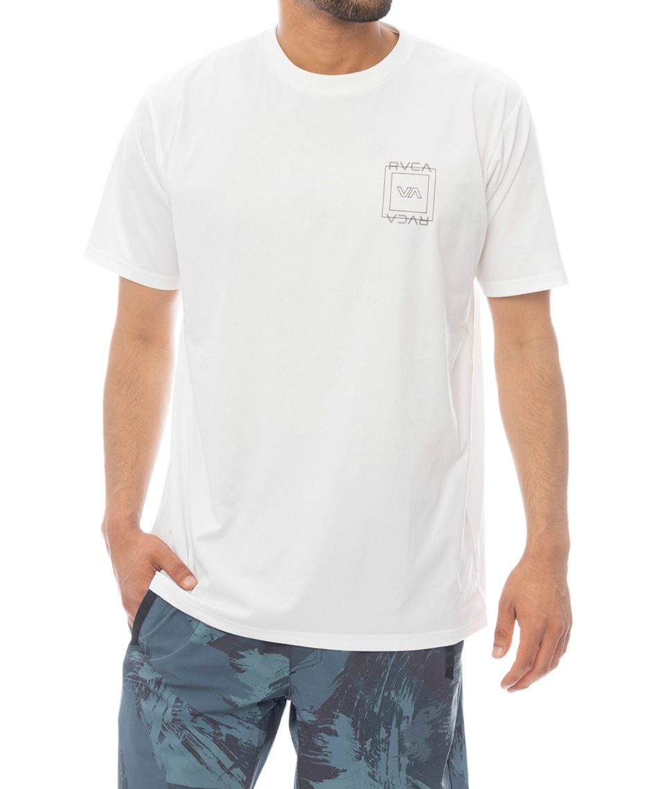 �l���|�C���g675pt ���[�J(RVCA) ���b�V���K�[�h ���� ���b�V��T�V���c BF041870 �����Y WHT L