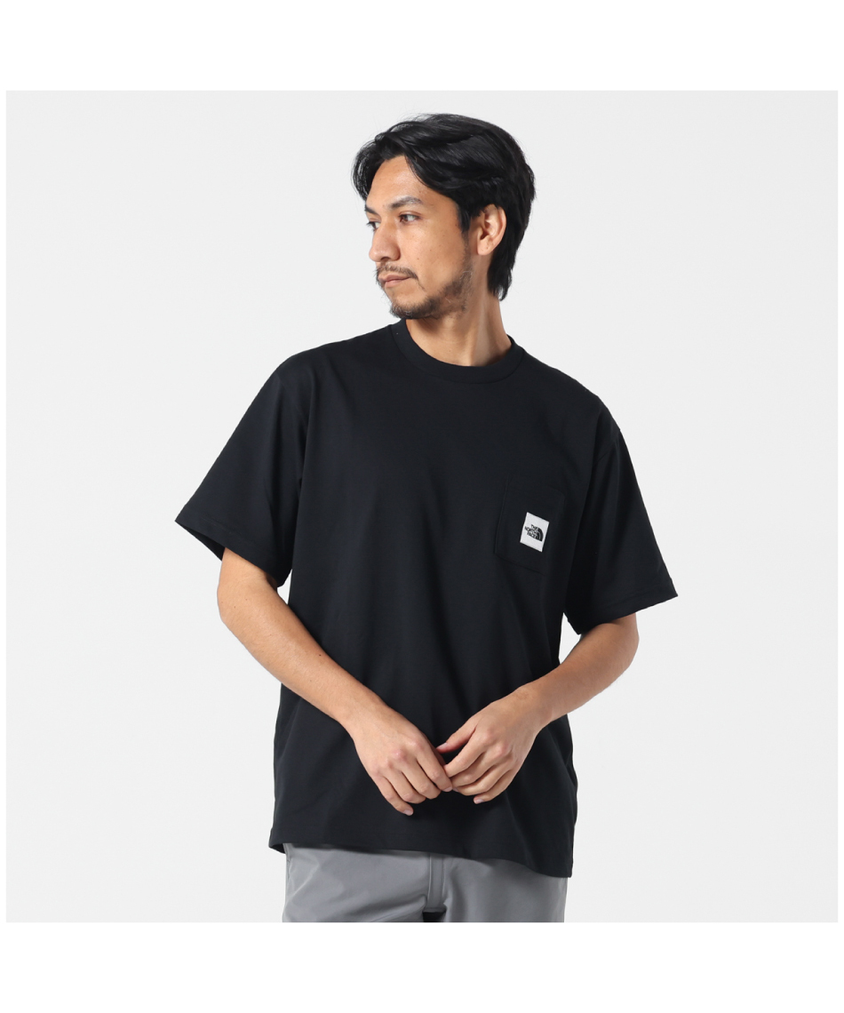 Tシャツ 半袖 ショートスリーブスクエアロゴポケットティー NT82541-K
