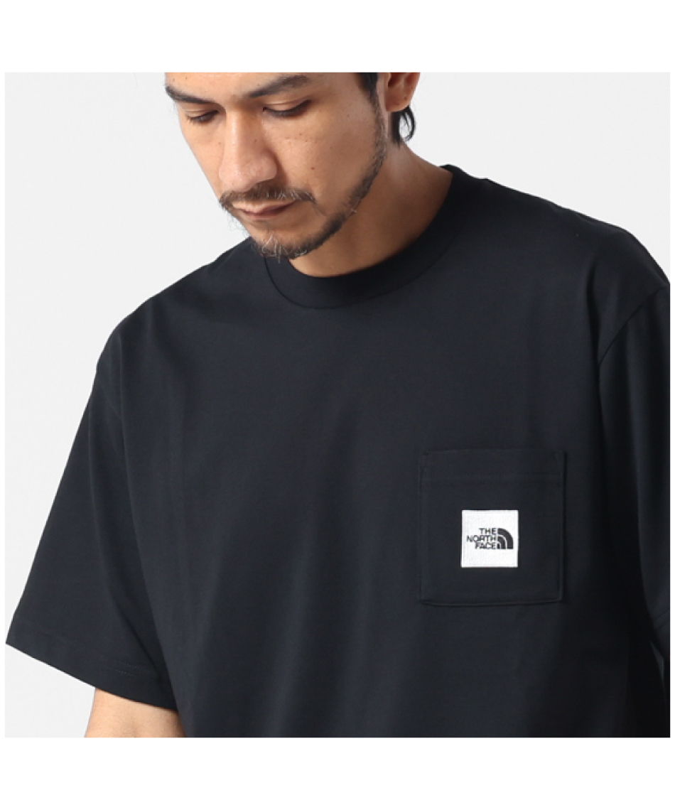 Tシャツ 半袖 ショートスリーブスクエアロゴポケットティー NT82541-K