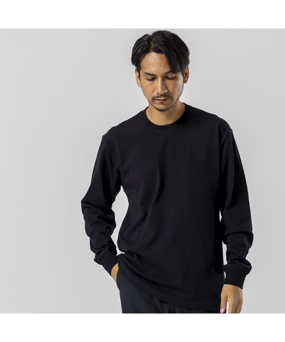 Tシャツ 長袖 ハーフドーム ウィンドウ 長袖 T NT82546-K 【国内正規品