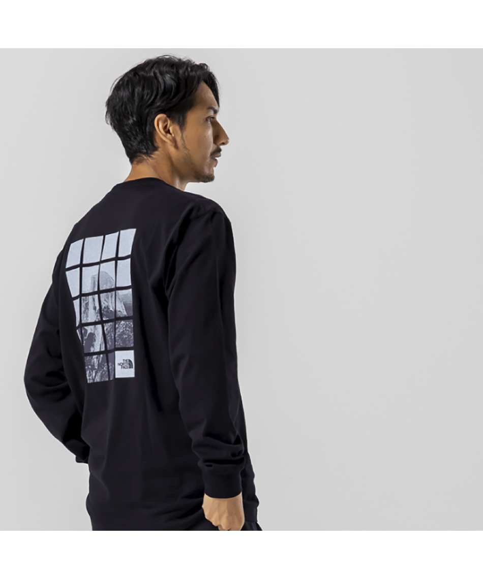 Tシャツ 長袖 ハーフドーム ウィンドウ 長袖 T NT82546-K 【国内正規品