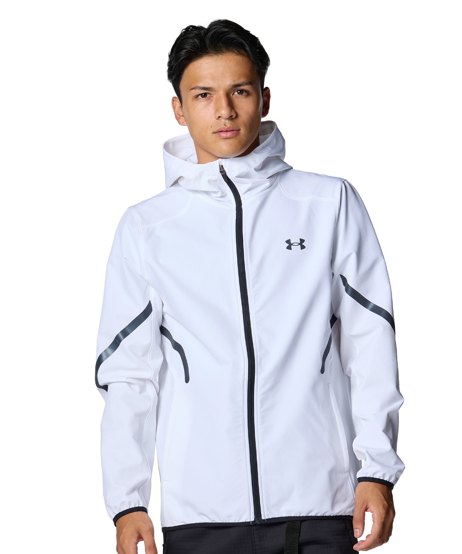 UNDER ARMOUR ウィンドブレーカー ホワイト アンダーアーマー(UNDER ARMOUR) ウインドブレーカー ジャケット
