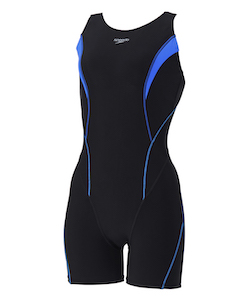 獲得ポイント92pt 15% OFF/SALE 【送料無料】スピード(Speedo) フィットネス水着 セパレート フィールアップルースンハーフニースキン SFW12561-KB レディース KB L