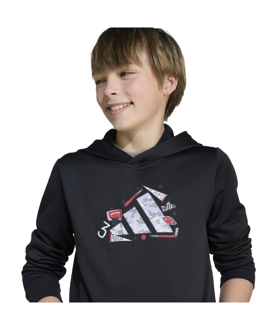 スウェットパーカー CAMO TRAIN グラフィックフーディ JYD47-JV5131