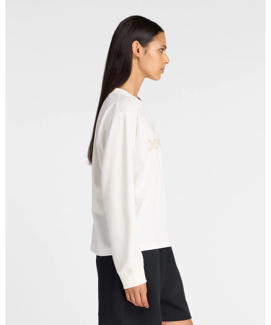 【新品】new balance セットアップシャツ ホワイト ニューバランス(new balance) Tシャツ 長袖 リラックスロングスリーブT