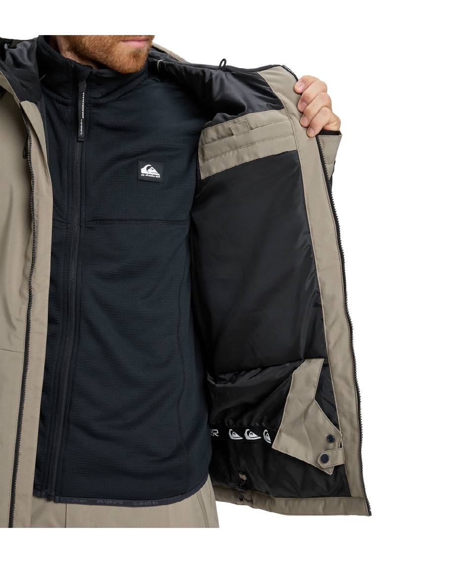 スノーボードウェア QUIKSILVER EQYT グレー QUIKSILVER クイックシルバー EQYTJ03467 HIGH ALTITUDE GORE-TEX JK