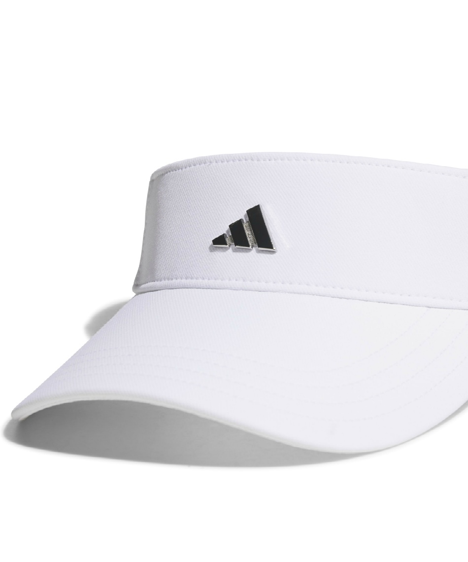 アディダス(adidas) ゴルフ サンバイザー 撥水メタルロゴバイザー
