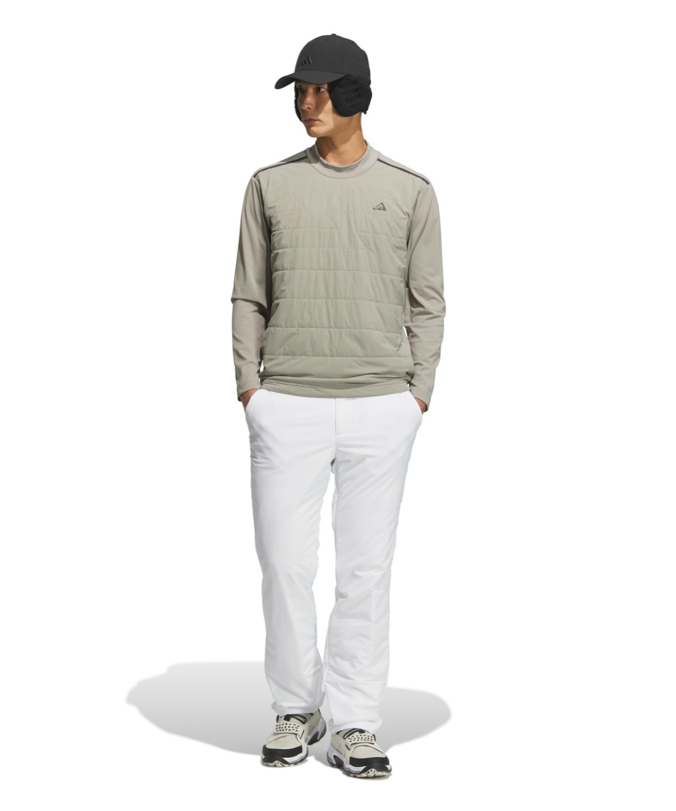 新品　アディダス　adidas ゴルフ　モックネック　スカート　セットアップ　M adidas（アディダス） ゴルフウェア MKS69 スリーストライプス