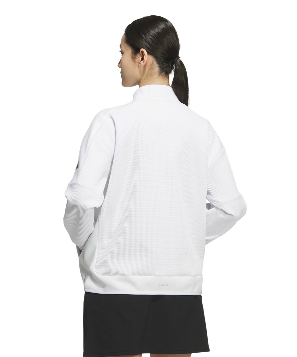 新品❤️TFW49 フルジップジャケット ホワイト アディダス(adidas) ゴルフウェア ブルゾン COLD .RDY ファブリック