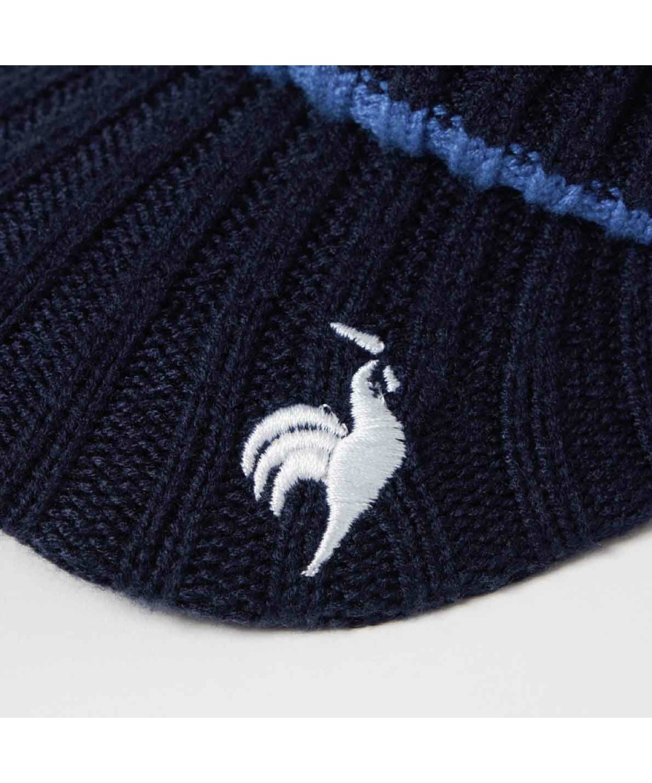 ルコックスポルティフ(le coq sportif) ゴルフ ニット帽 ケーブル編み
