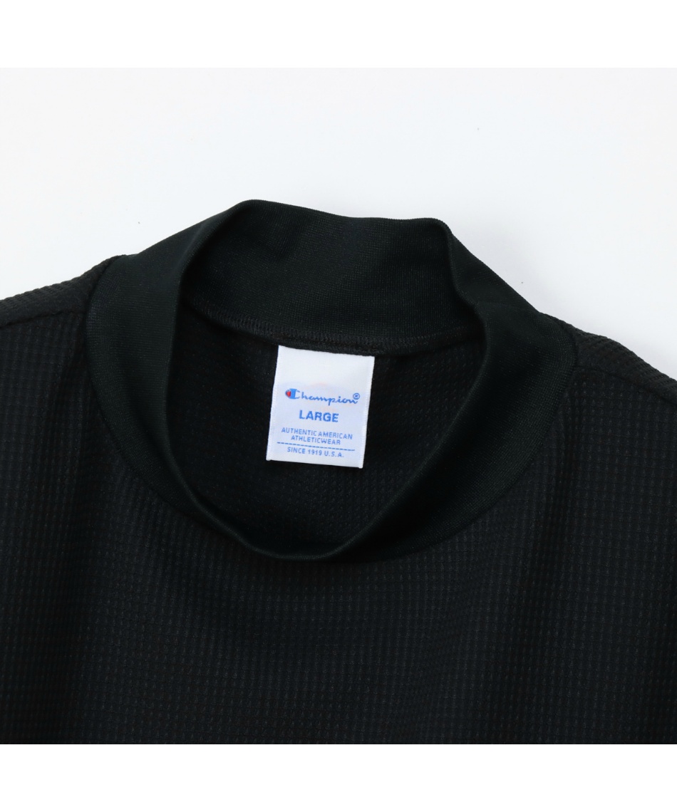 チャンピオン(Champion) ゴルフウェア 長袖シャツ ワッフルモック