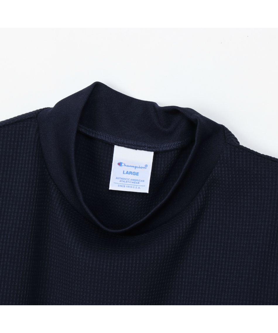 ゴルフウェア 長袖シャツ ワッフルモックネック長袖シャツ C3-CG404