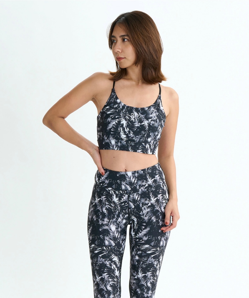 ロキシー(ROXY) スポーツブラ ブラトップ F HAVEAGRTDAY 柄ブラMID