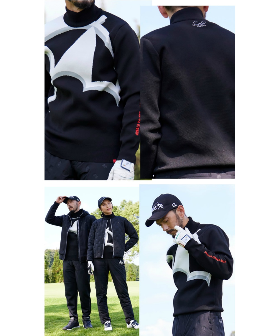 アーノルドパーマー(arnold palmer) ゴルフウェア セーター BK