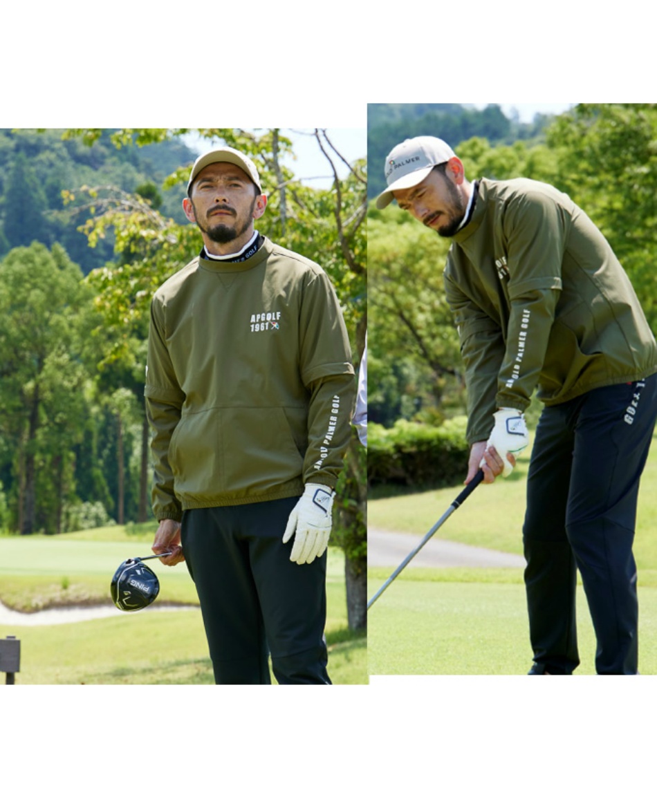 アーノルドパーマー(arnold palmer) ゴルフウェア ブルゾン 2WAY