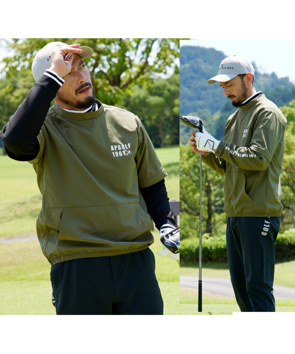 アーノルドパーマー(arnold palmer) ゴルフウェア ブルゾン 2WAY