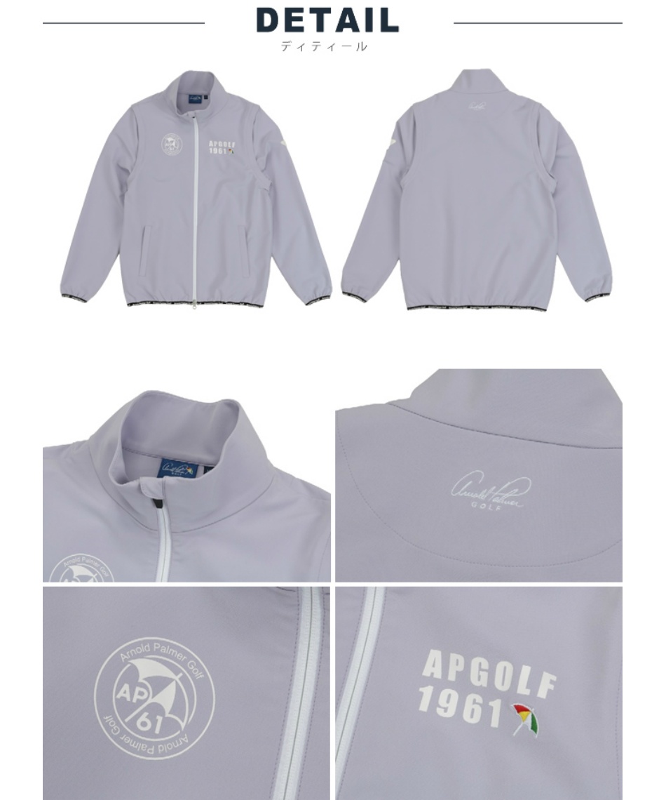 ゴルフウェア ブルゾン 2WAYストレッチジャケット AP220406E04