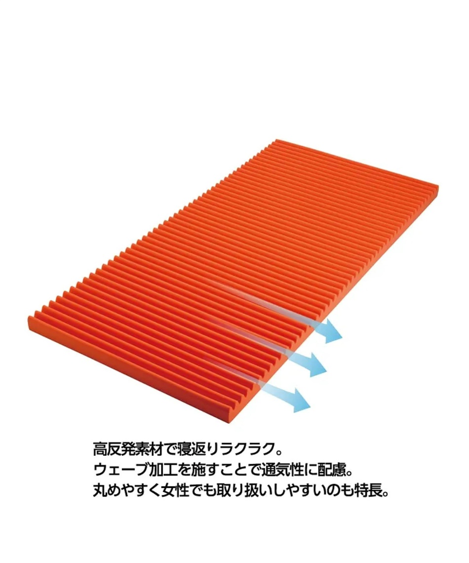 西川(nishikawa) 寝具 エニーマット セミダブル 高反発 ベーシック 丸