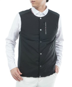 l|Cg245pt yzg~[qtBK[St(TOMMY HILFIGER GOLF) StEFA AE^[xXg m[J[ȃxXg THMA585 y2025NH~fz Y 10BLK LL