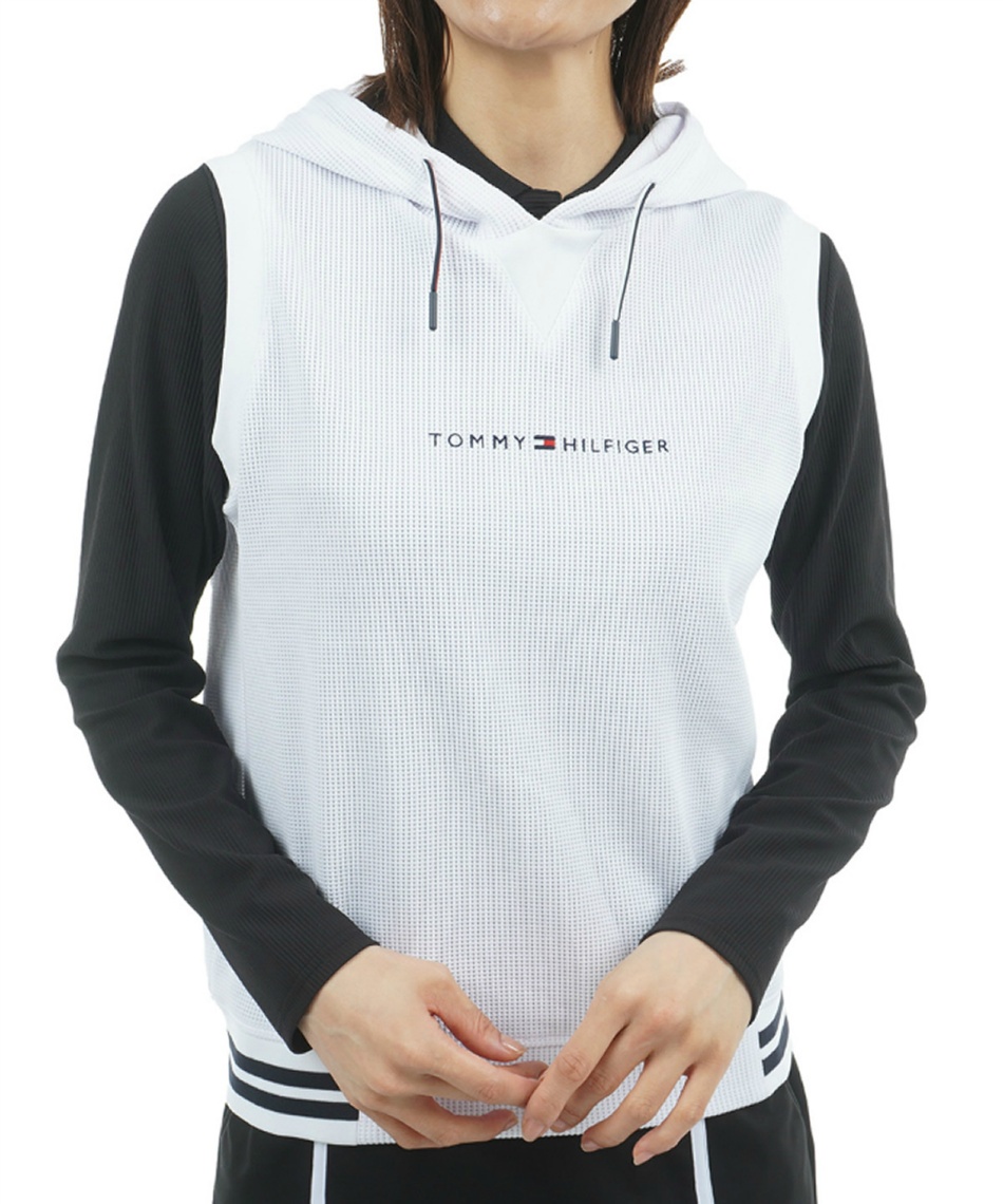 l|Cg140pt yzg~[qtBK[St(TOMMY HILFIGER GOLF) StEFA xXg bt XEFbgt[fB[xXg THLA551 y2025NH~fz fB[X WHT L